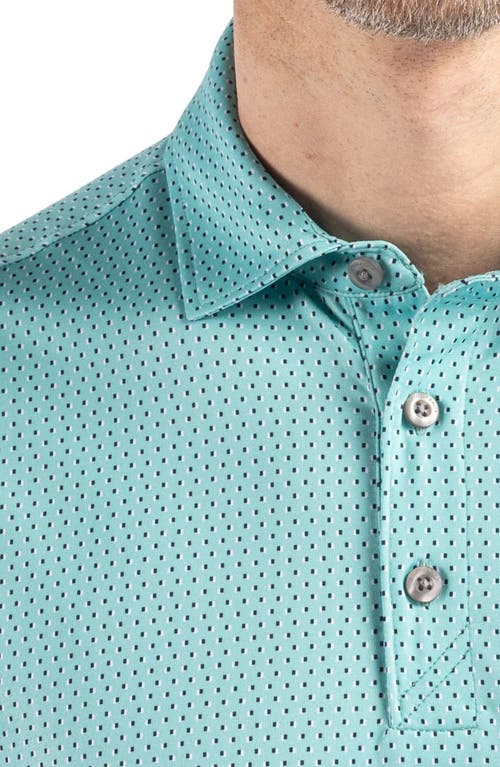 Cutter & Buck Mens Regular Fit Short Sleeve Polo Shirt In Fresh Mint