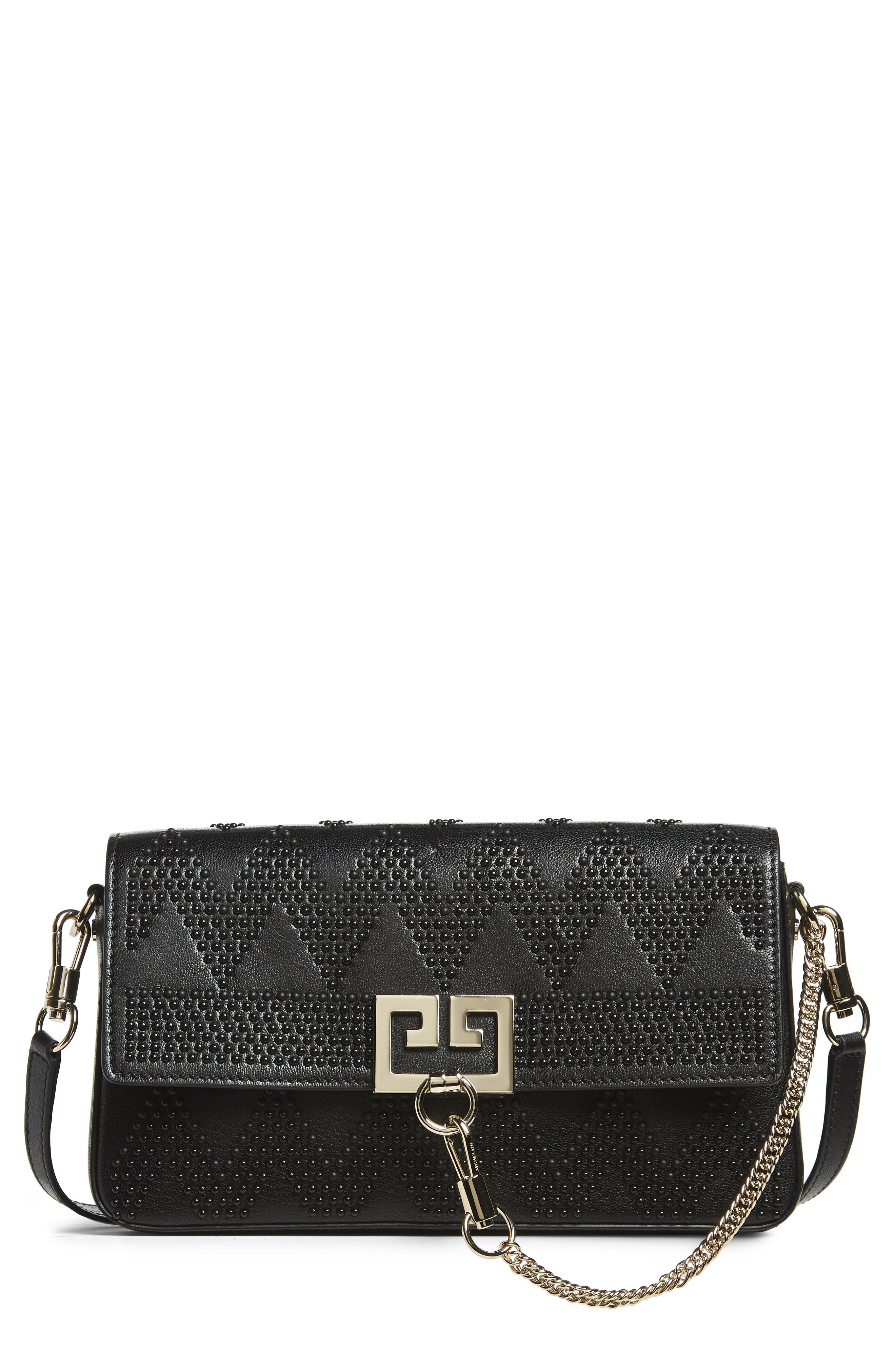 Givenchy Chevron Studded Leather Shoulder Bag Nordstrom
