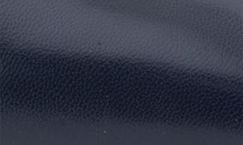 Shop Aerosoles Minetta Almond Toe Pump In Navy Leather