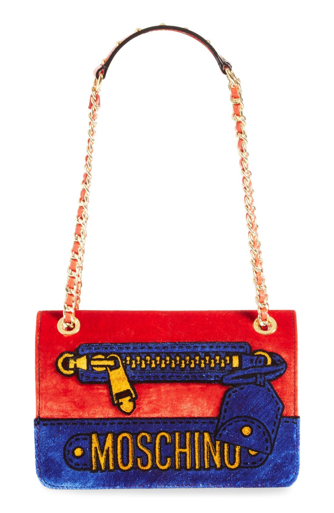 love moschino velvet bag