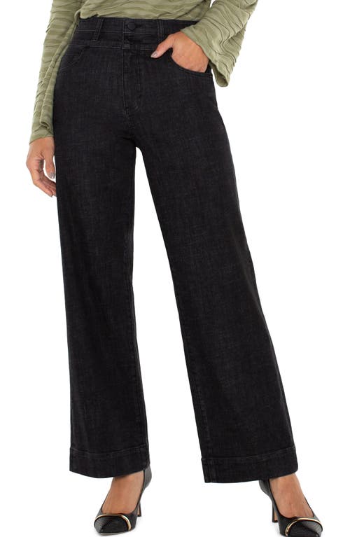 Shop Liverpool Stride Double High Waist Wide Leg Jeans In Rockville