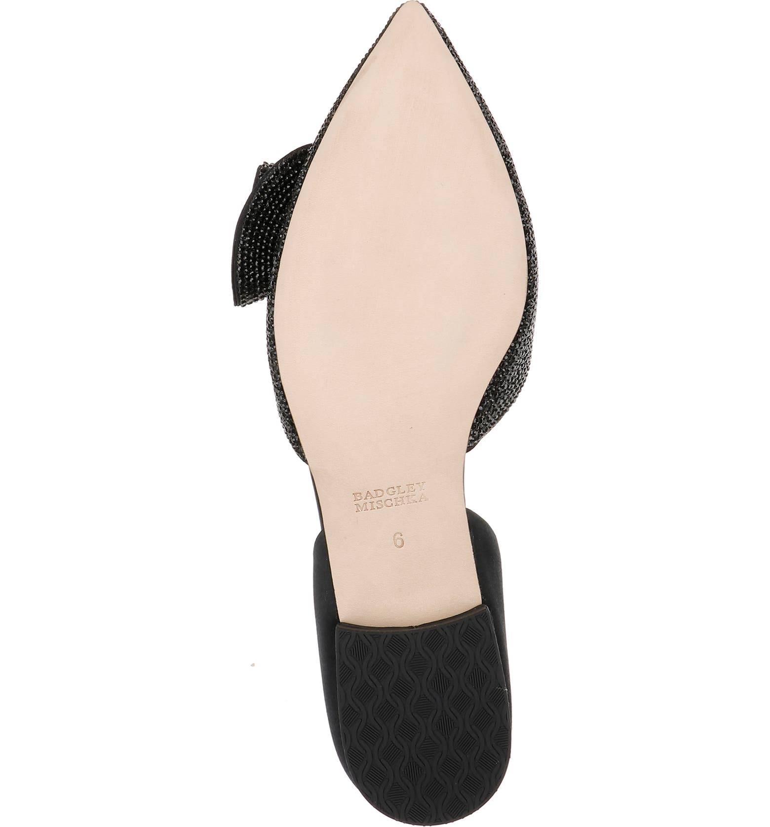 Badgley Mischka Collection Ileana Pointed Toe d'Orsay Flat (Women ...