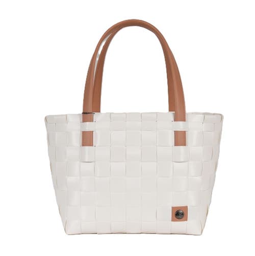 Shop Handed By Color Block Recycled Tote Bag In White