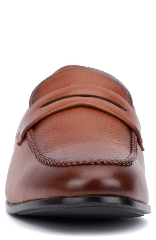 New York And Company Men's Keaton Loafer Dress Shoe In Cognac