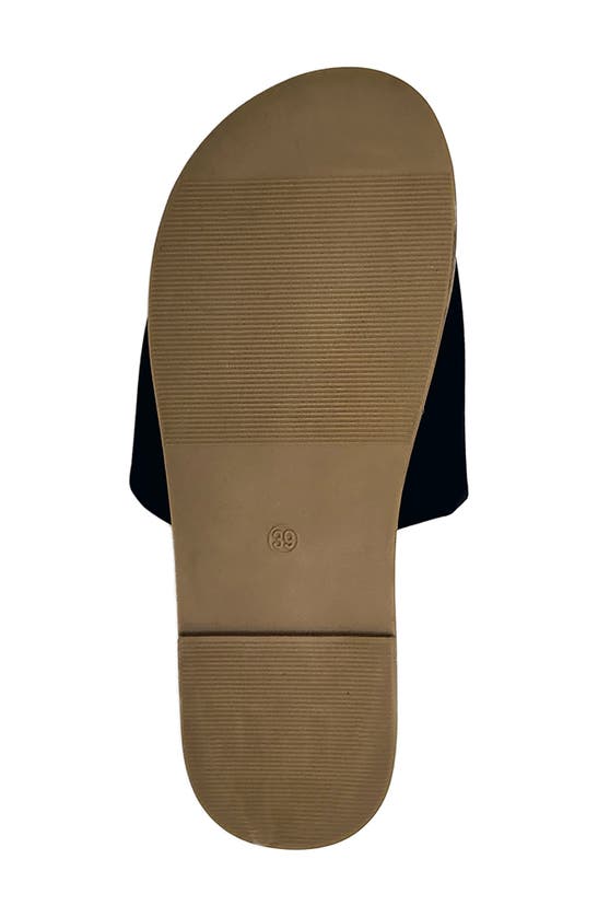 Gaahuu Slide Sandal In Black