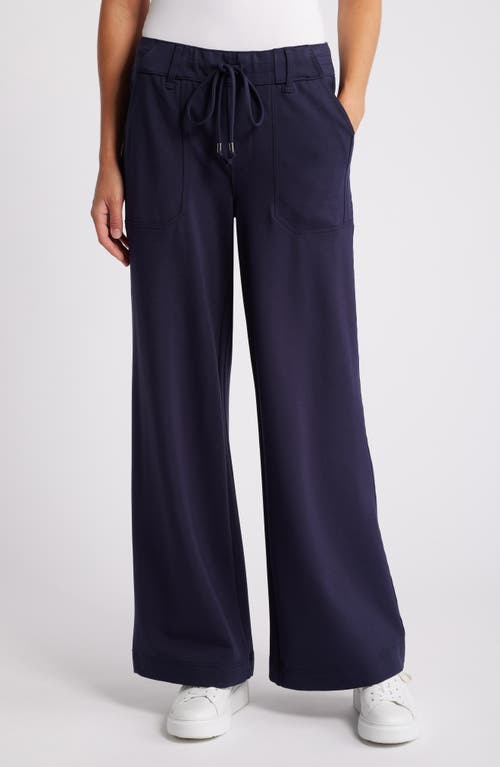 Shop Wit & Wisdom 'ab'leisure High Waist Wide Leg Pants In Navy