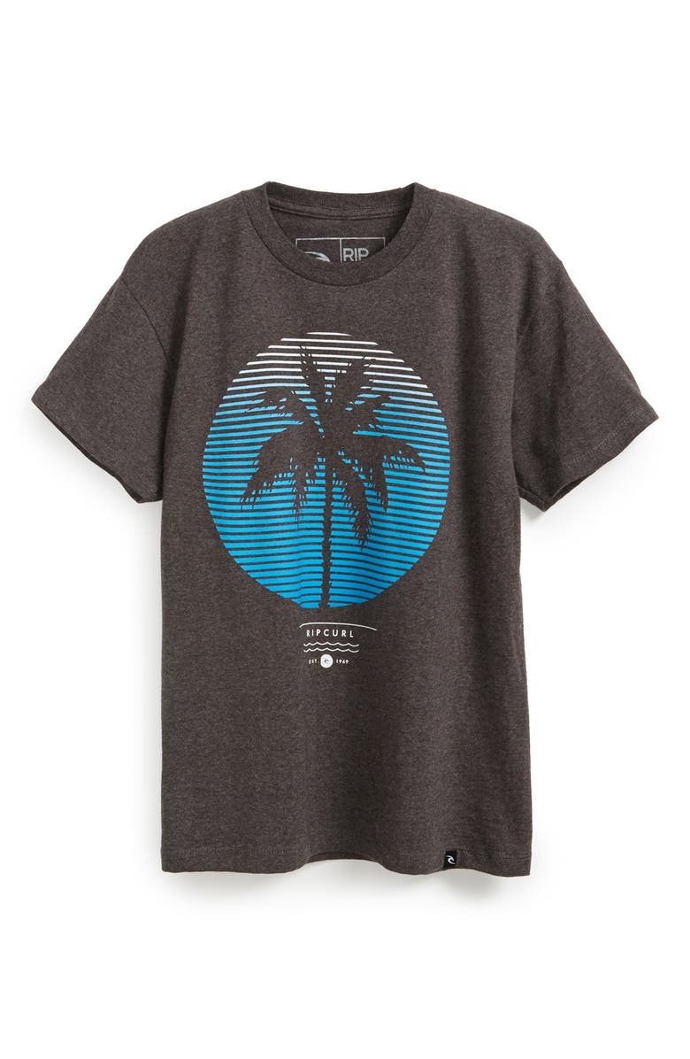 Rip Curl 'Las Palmas' Heathered T-Shirt (Big Boys) | Nordstrom