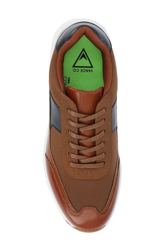 Vance Co. Thomas Tru Comfort Sneaker In Brown