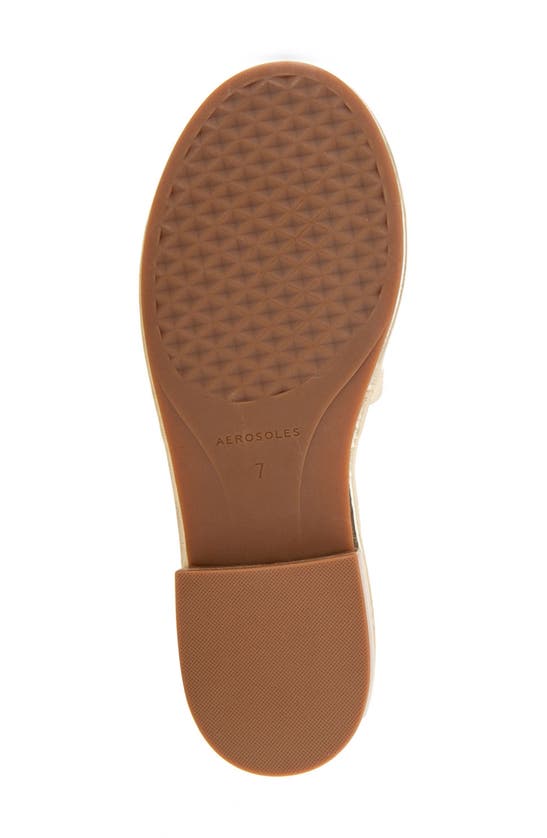 Shop Aerosoles Jilda Slide Sandal In Soft Gold
