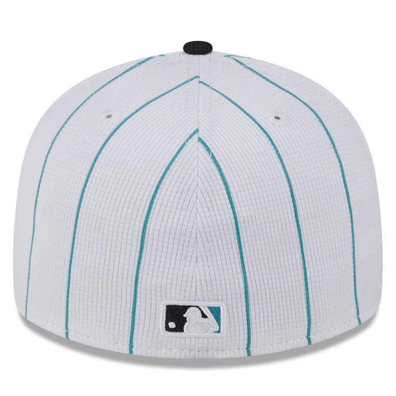 Shop New Era White Miami Marlins 2024 Batting Practice Low Profile 59fifty Fitted Hat