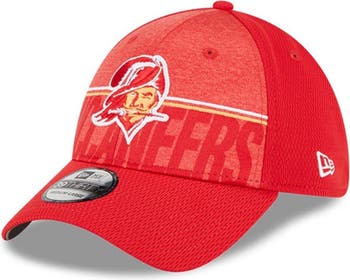 Tampa Bay Buccaneers New Era Banger 9FIFTY Trucker Snapback Hat - White/Red