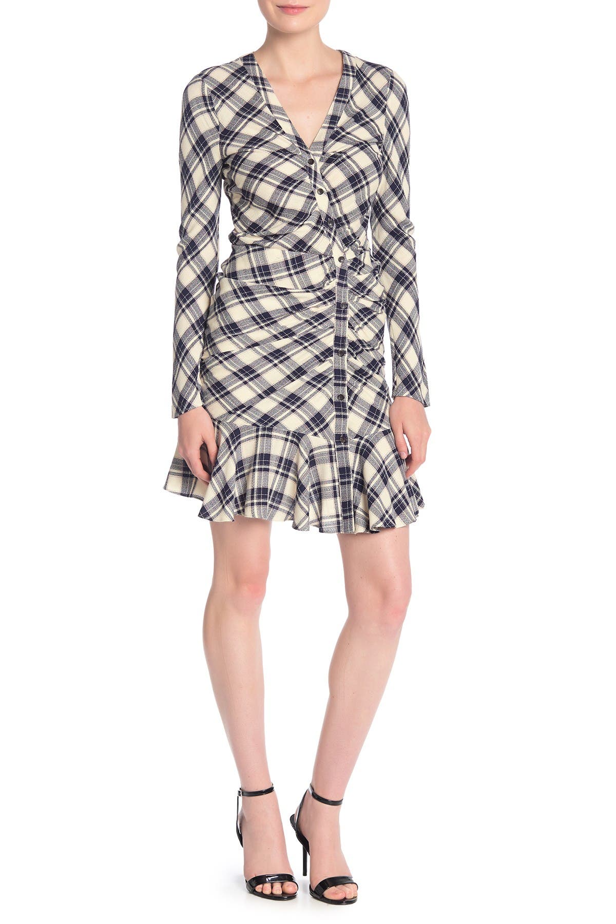 veronica beard plaid dress