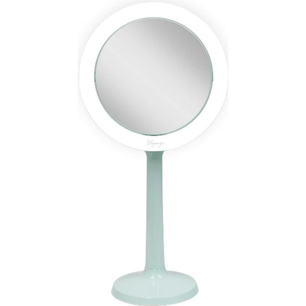 Zadro Hudson Lighted Makeup Mirror With 8x/1x Magnifications & Suction Cup In Seafoam