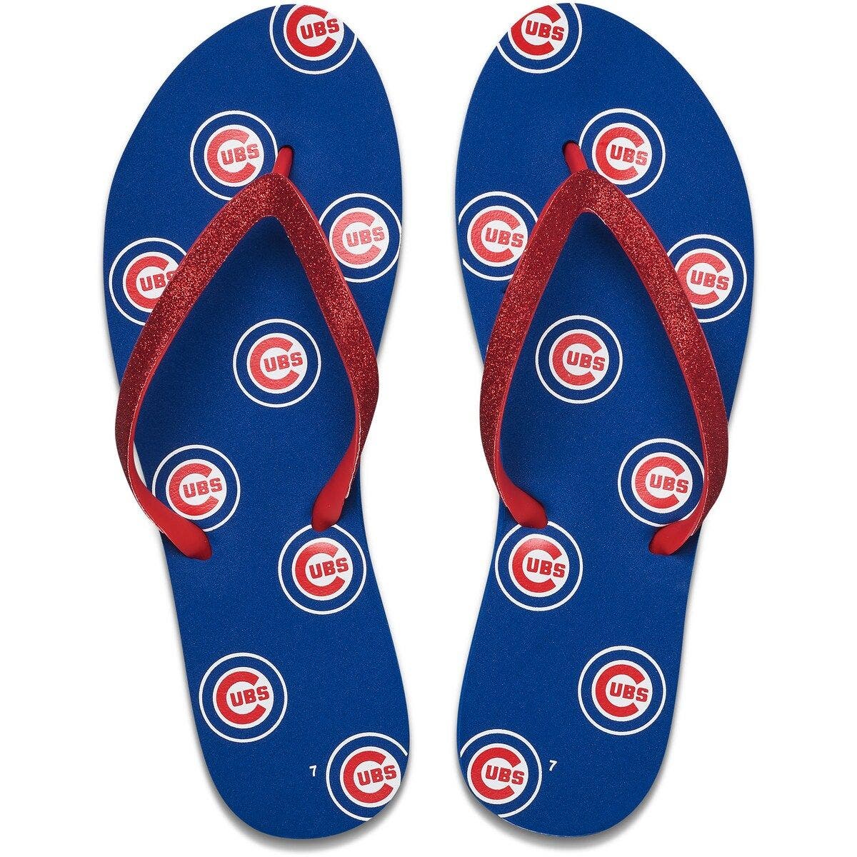 cubs flip flops