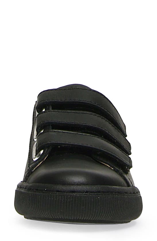 Shop Naturino Kids' Gempe Leather Sneaker In Black