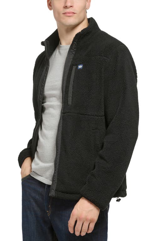 DOCKERS DOCKERS® FAUX SHEARLING ZIP FRONT JACKET 