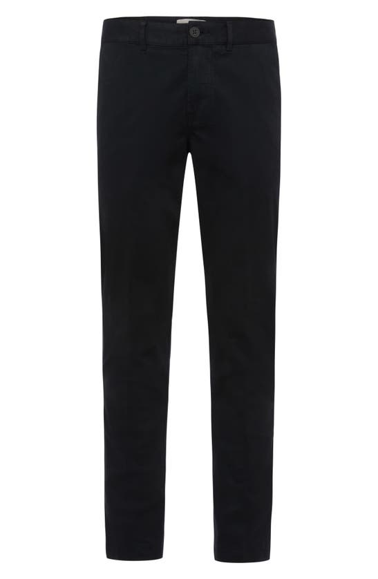 Hudson Jeans Classic Slim Straight Leg Stretch Chinos In Black
