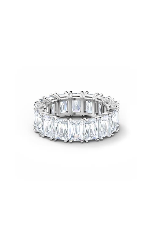 Swarovski Vittore Ring In Silver/clear Crystal