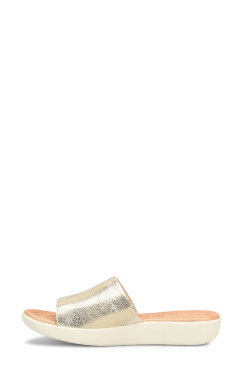 B O C By Børn April Slide Sandal In Champagne