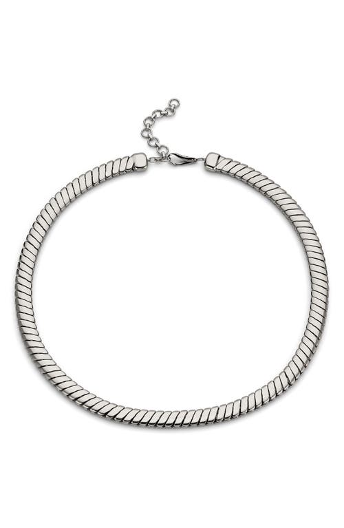 Sunlight Chain Necklace in Rhodium