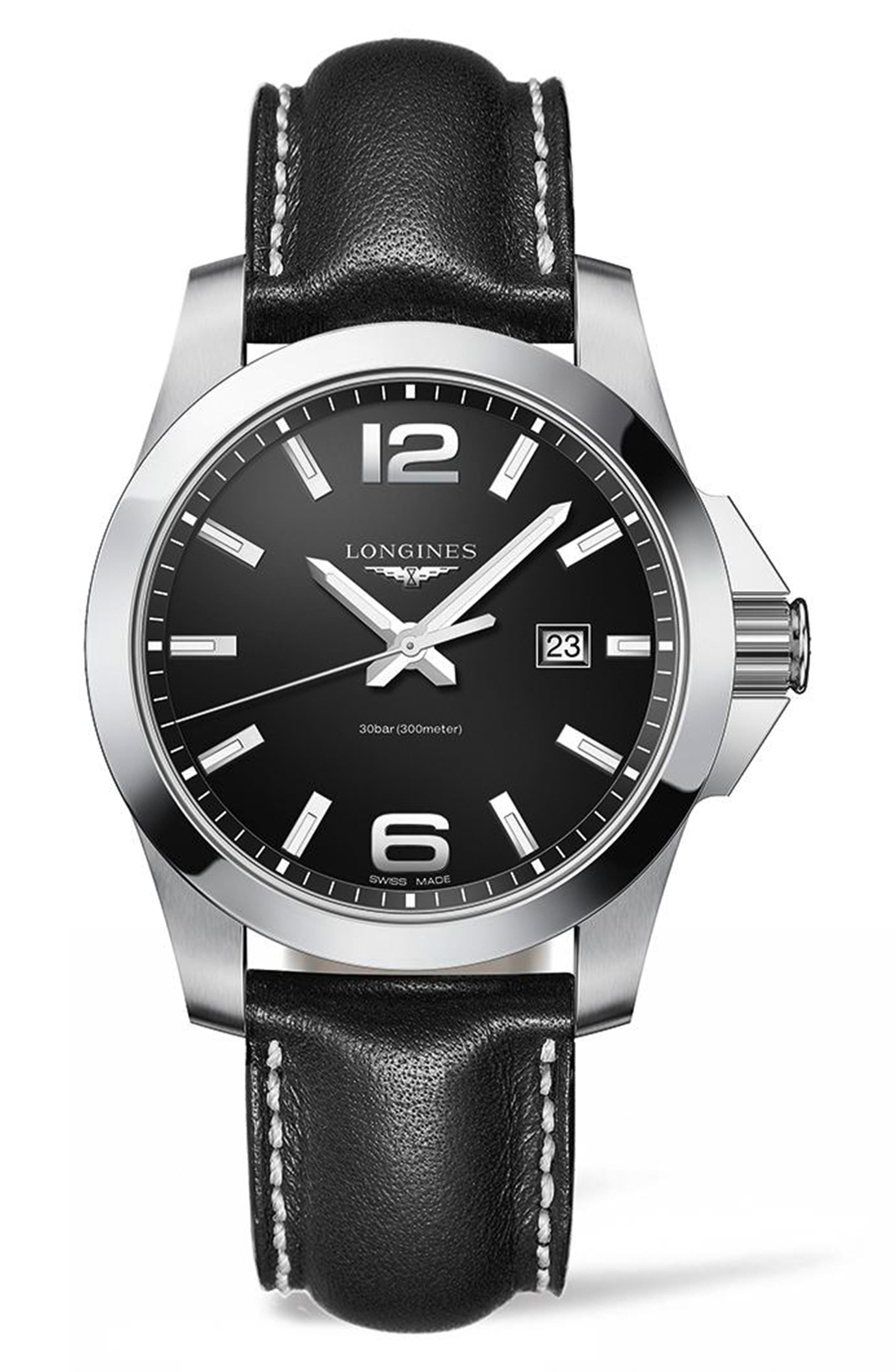 longines conquest leather|OFF 76 