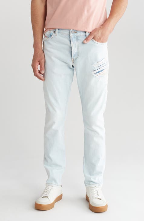 1995 D-Sark Distressed Straight Leg Jeans (Denim)