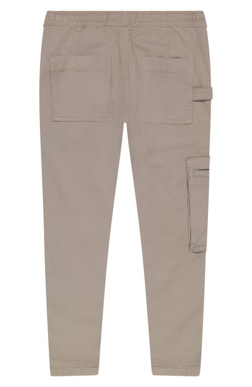 Shop Dl1961 Kids' Jackson Cotton Twill Utility Joggers In Lunar Stone