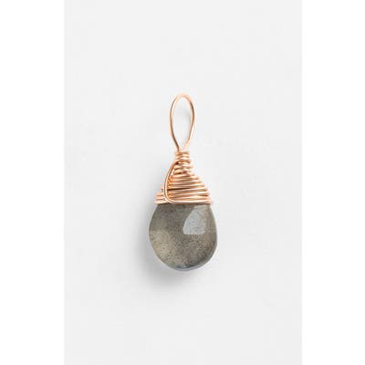 Nashelle 14K-Rose Gold Fill & Semiprecious Stone Charm