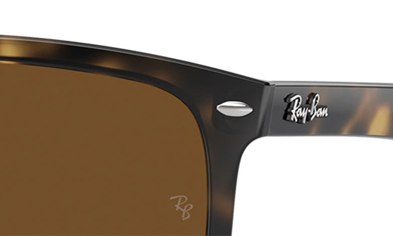 Shop Ray Ban Ray-ban Boyfriend Two 60mm Polarized Square Sunglasses In Havana