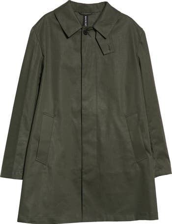 Green mackintosh coat best sale