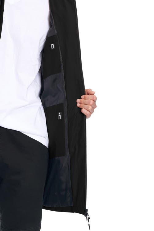 Alpine North Jasper Men's Vegan Down (recycled) Puffer Coat In Black