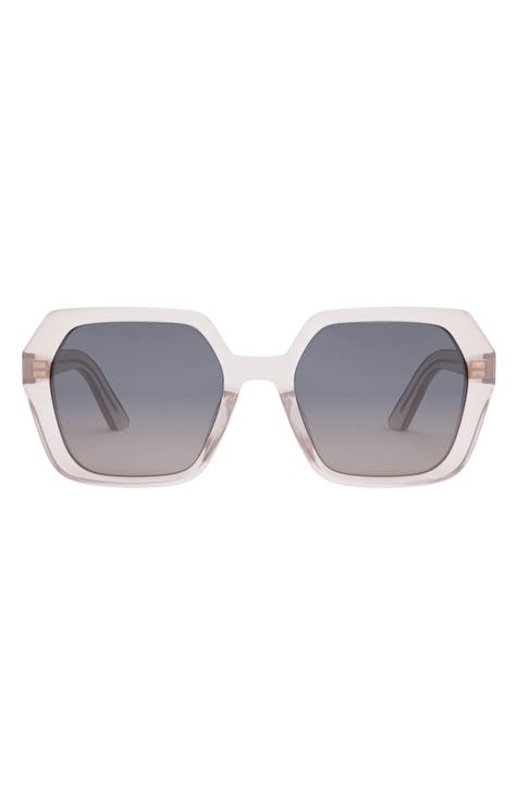 'DiorMidnight S2F 56mm Geometric Sunglasseses