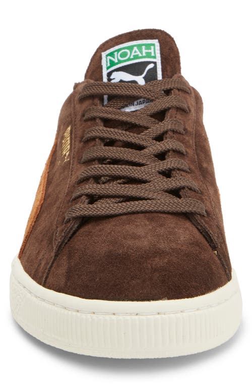 Shop Puma X Noah Classic Sneaker In Teak-chocolate