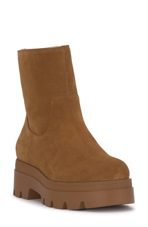 Shop Jessica Simpson Ulalie Platform Bootie In Tuscan Tan