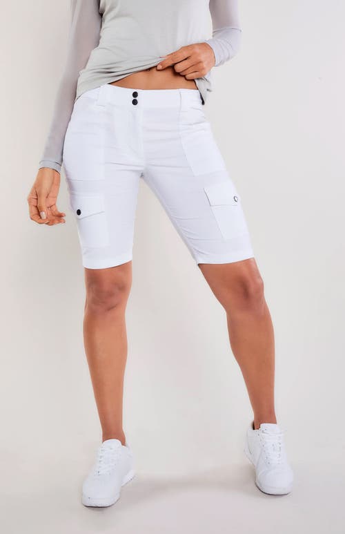 Shop Anatomie Apiedi Cargo Shorts In White