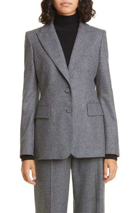 Paloma Wool Billy Fitted Godet Jacket In Light Grey