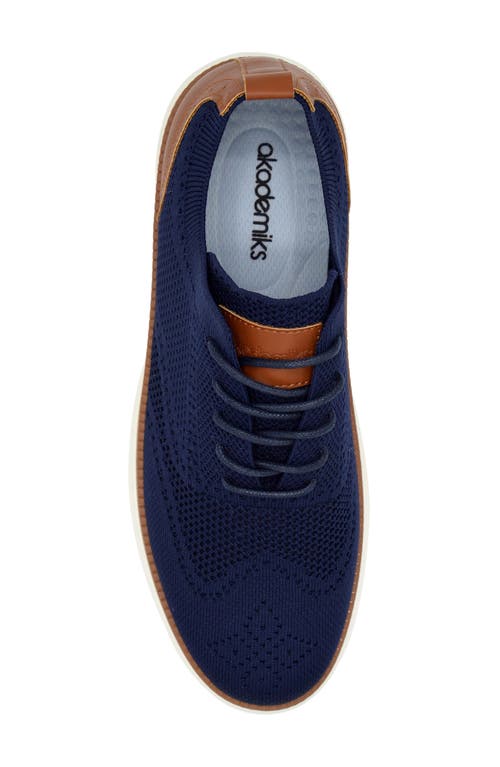 Shop Akademiks Olney Wingtip In Navy
