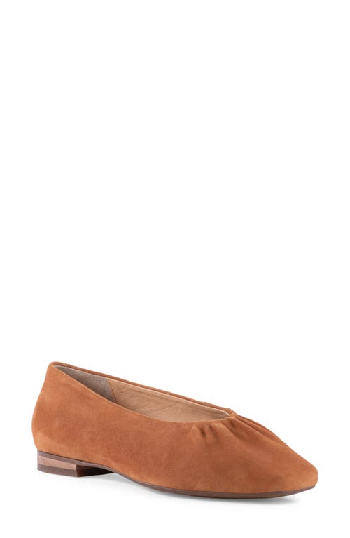 Seychelles The Little Things Square Toe Ballet Flat Cognac at Nordstrom,