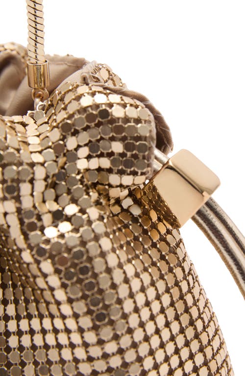 Shop Mango Chain Mail Handbag In Gold