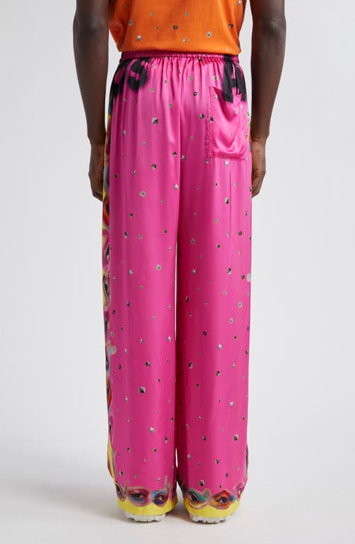 Shop Acne Studios Prudenta Bovan Pants In Fuchsia Pink