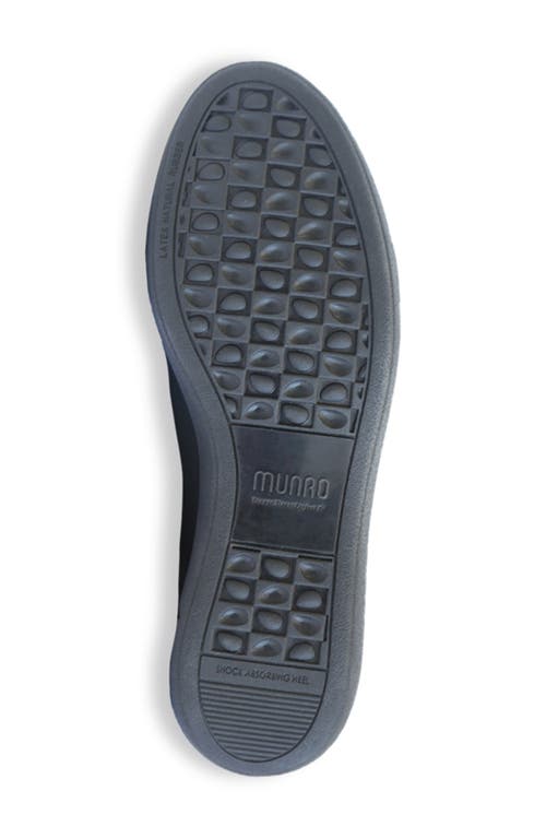 Munro Clay Wedge Slip-on Sneaker In Grey Suede