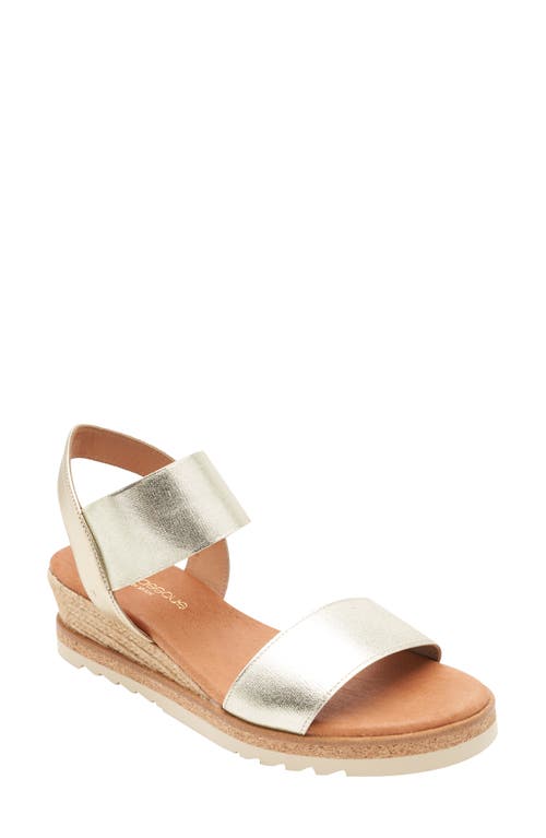 André Assous Neveah Espadrille Sandal Platino at Nordstrom,