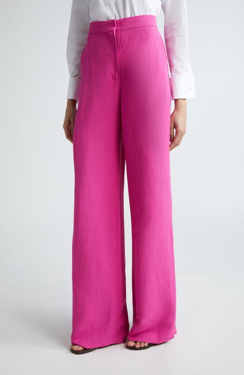 Cambridge Tailored Wide Leg Pant Hot Pink - Women's Pants