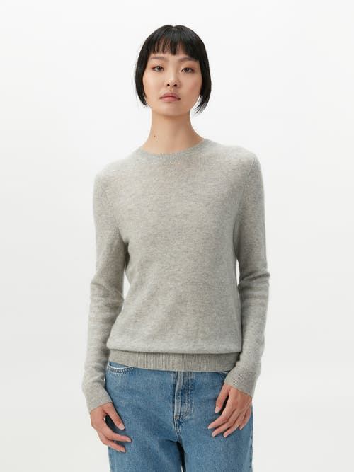 Gobi Cashmere Cashmere Hat And Sweater Set In Dawn Blue