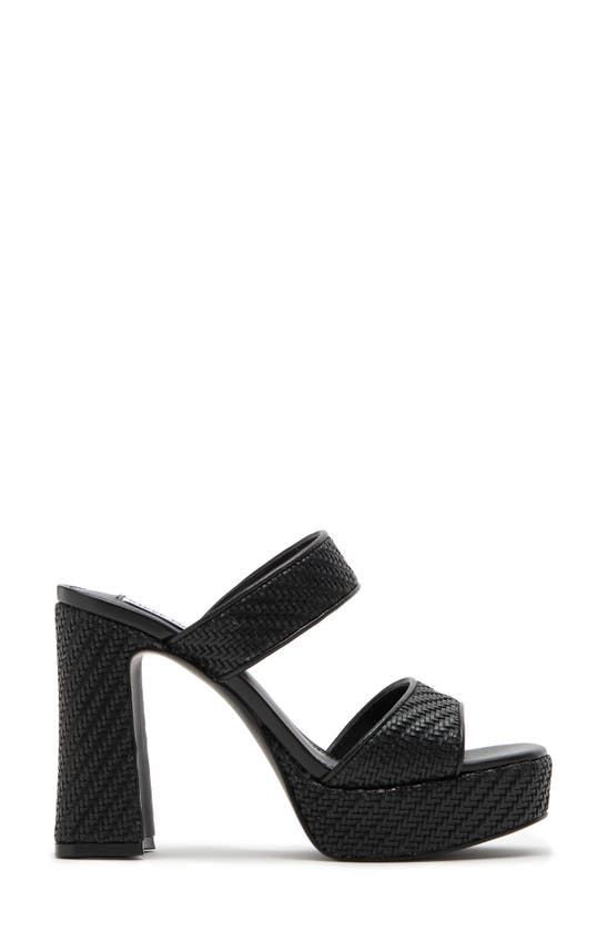 Steve Madden Stance Platform Slide Sandal In Black
