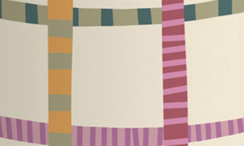 Deny Designs Colorful Grid Wine Chiller In Cream