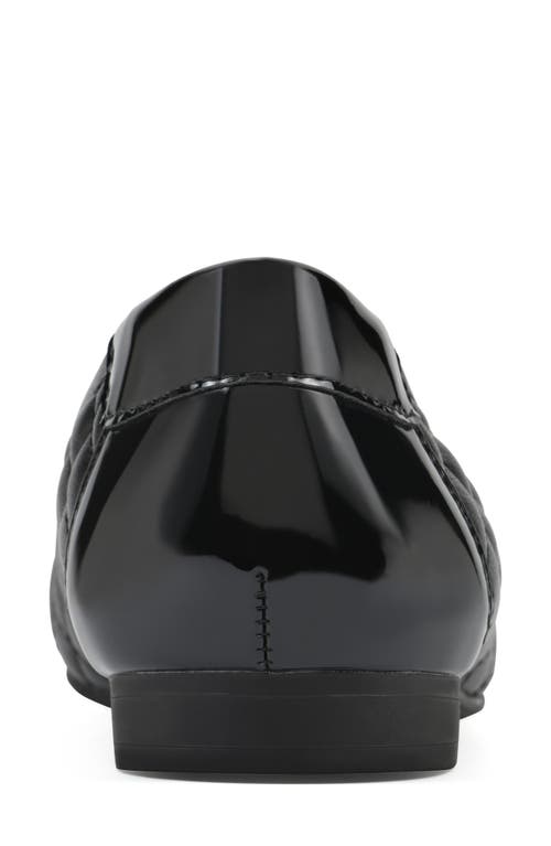 Cliffs By White Mountain Bocah Cap Toe Ballet Flat In Black Smooth