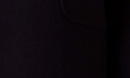 English Factory Sailor Collar Coat In Black/white