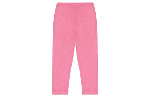 Shop Busy Bees Leggings Pink Ribbed Knit