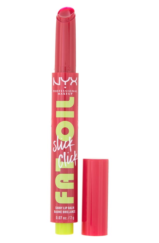 Shop Nyx Fat Oil Slick Click Shiny Lip Balm In Double Tap